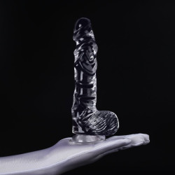 ClearlyHorny Gode transparent Dildick  M 15 x 4cm